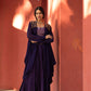 Purple Chanderi Dhoti Set (3 piece)