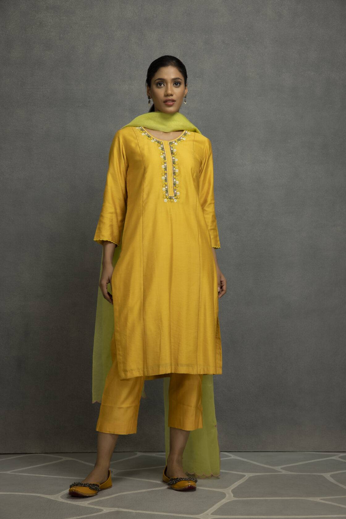 Straight Kurta With Princess Line